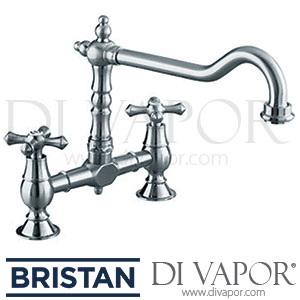 Bristan K BRSNK BN Colonial Bridge Kitchen Sink Mixer Tap - Brushed Nickel - 28/03/06 - Spare Parts